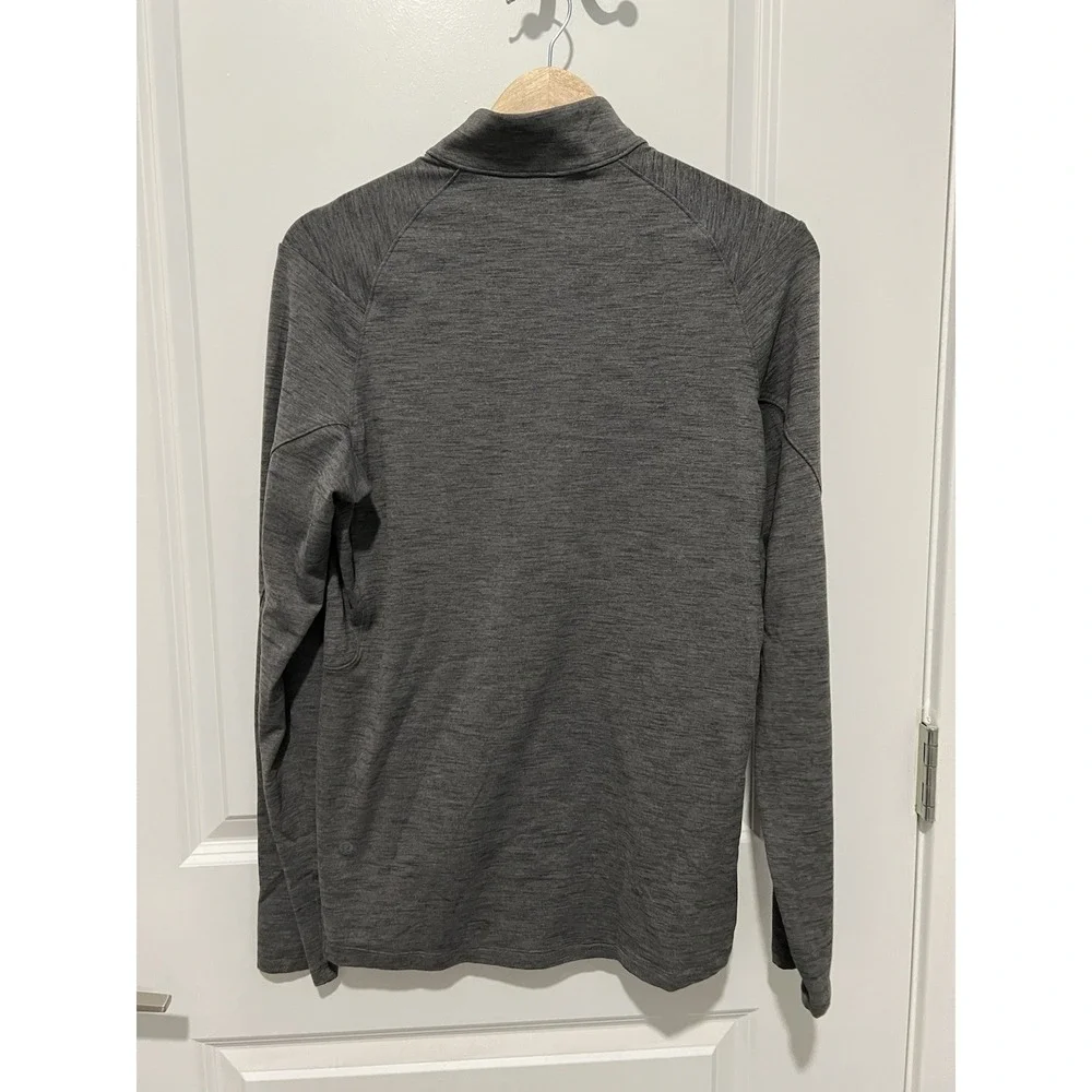 Lululemon Surge Warm Half-Zip Mens Size Small Heather Gray Athletic‎ Performance